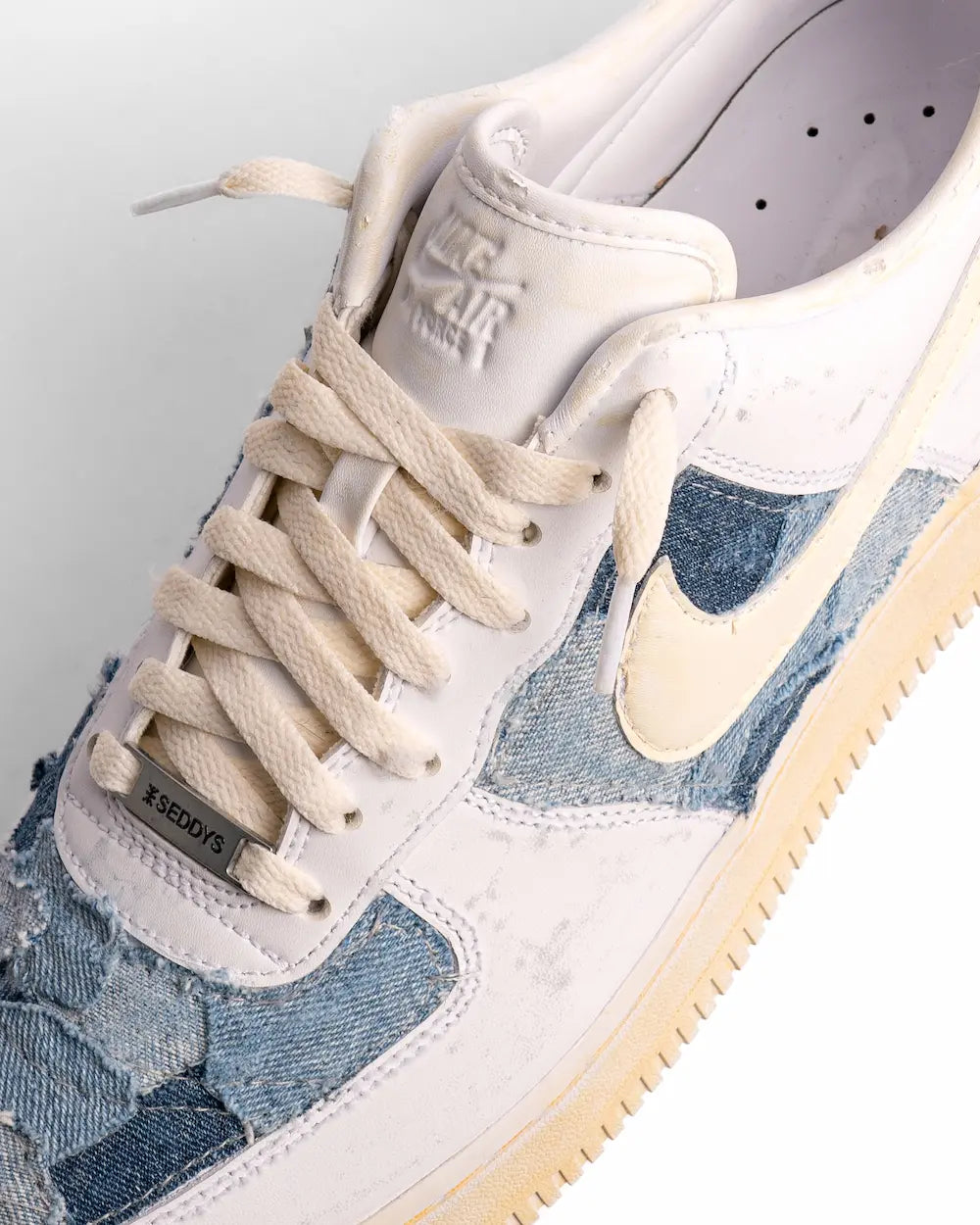 Nike Air Force 1 - Jeans Cream