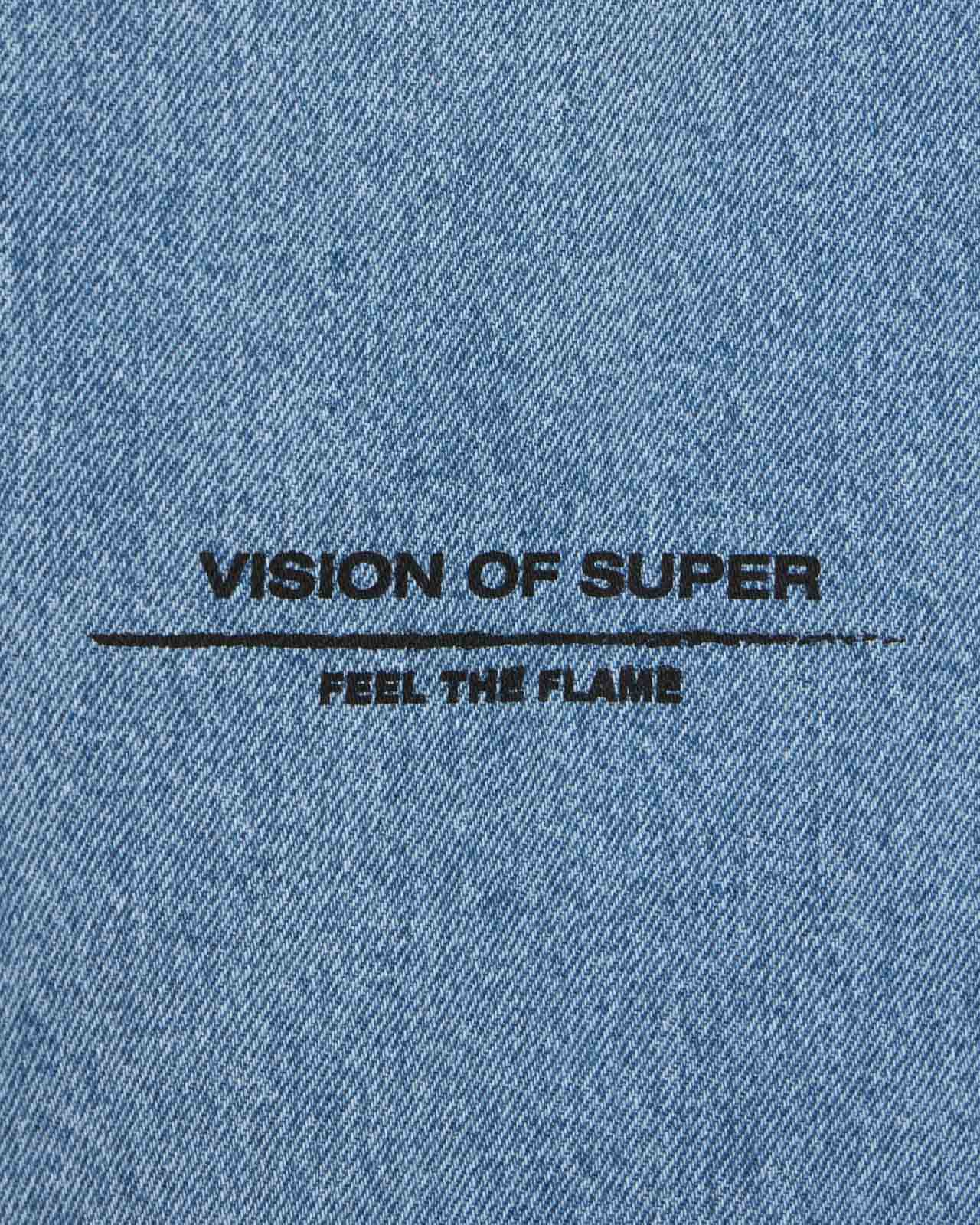 Vision Of Super Jeans Denim Blue Flame